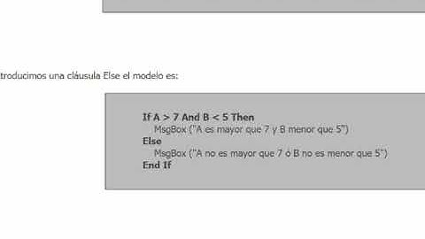 Programación en Visual Basic 6.0 uso del IF THEN ELSE