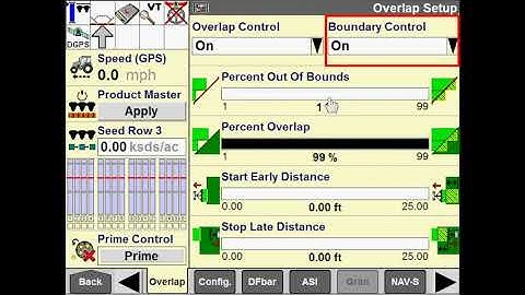 AFS Pro 700  Overlap, Boundary & Delay Setup