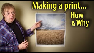 Looking at Prints - How &amp; Why: Snape Reed Beds. Wide angle shift