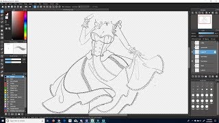 HMS Belfast (Azur Lane)- Digital Drawing Timelapse