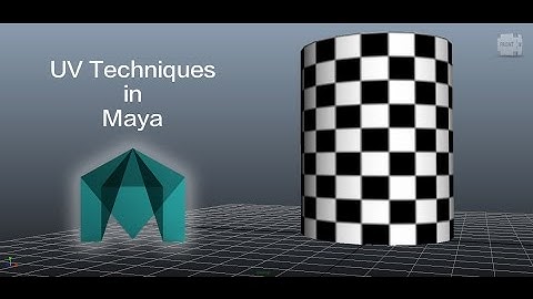 UV Mapping Techniques in Maya Tutorials Series - Unwrapping a Cylinder