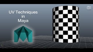 UV Mapping Techniques in Maya Tutorials Series - Unwrapping a Cylinder