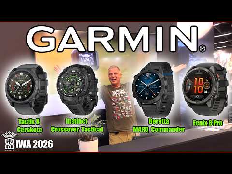Garmin Tactix 8 Ceracote - Beretta - Instinct Crossover - Fenix 8 Pro