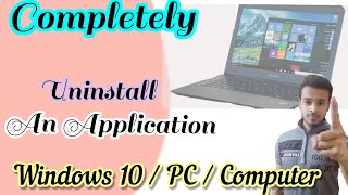 How to uninstall an apps/programs on windows || Apps ko completely kaise uninstall kre laptop mai se screenshot 4