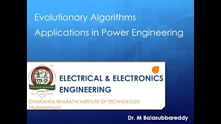 Lec 10 Control Parameters Estimation, Parallel Genetic Algorithms