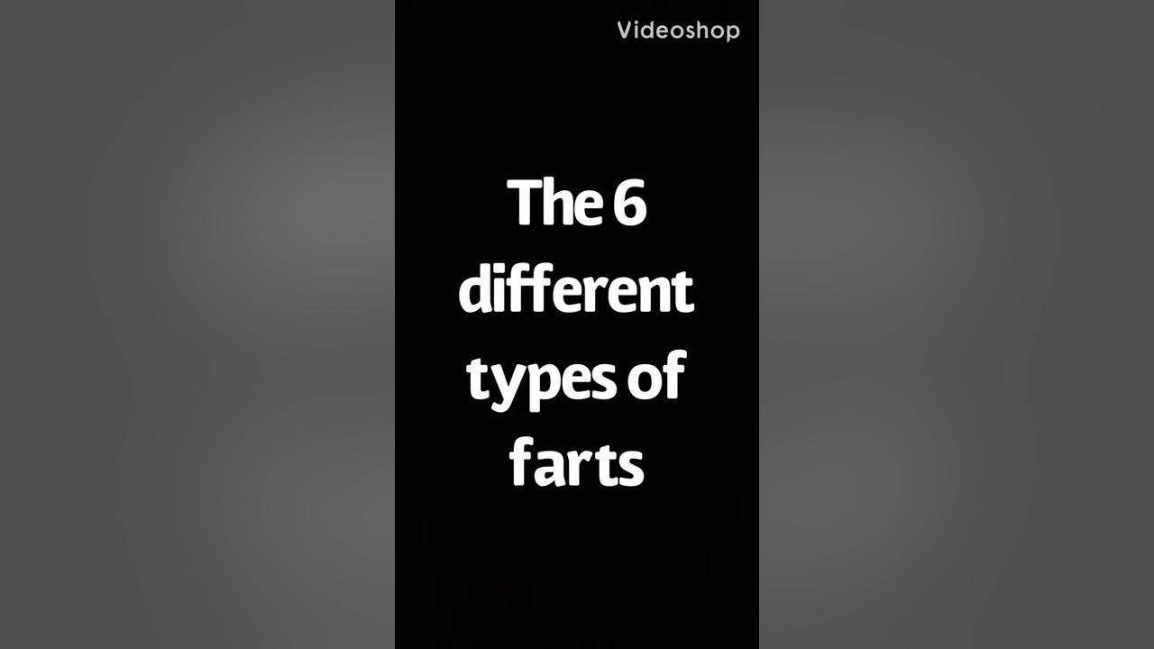 The 6 Different Types of Farts