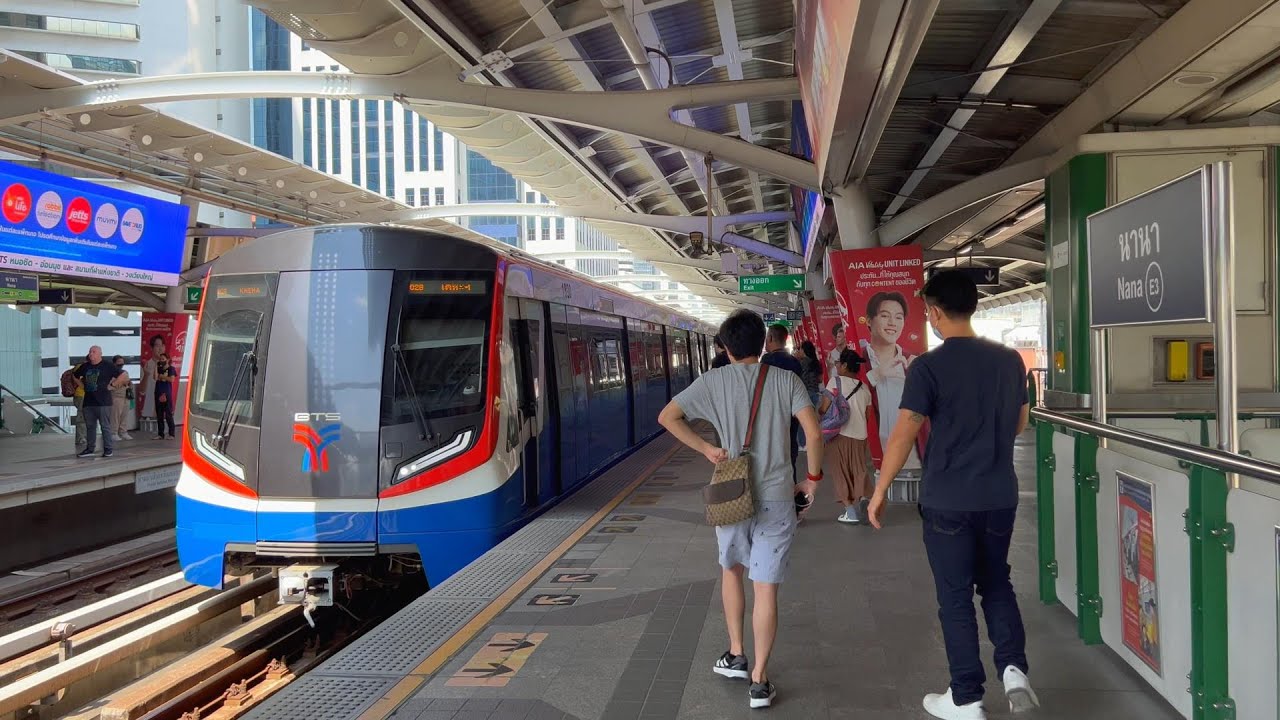 Bangkok BTS SkyTrain Ride | Nana to Udom Suk