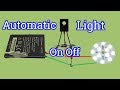 Automatic led light circuit ,Use , BD136 Transistor project , led light