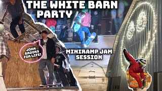 White Barn Party 2025: Nomad's Original True Owner threw a party at his private miniramp #skateboard