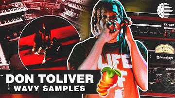 How To Make WAVY Samples for DON TOLIVER | FL Studio 20 Tutorial
