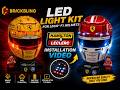 BrickBling LED F1 LEGO FERRARI HELMET - INSTALLATION HD 1080p