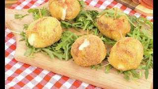 Deep fried mozzarella balls: a brilliant way to ready in only 5 minutes without making a mess!