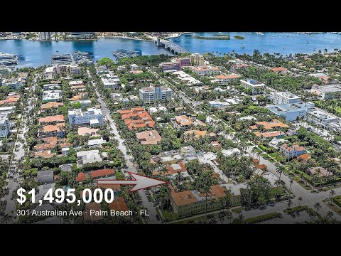 301 Australian Ave, Palm Beach, FL home video tour
