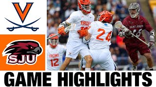 #6 Virginia vs Saint Joseph's Lacrosse Highlights - Opening Round | 2024 College Lacrosse