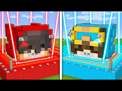 CASH vs NICO - MOST SECURE BASE EVER! (Minecraft Build Battle)