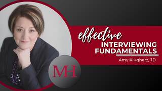 Effective Interviewing Fundamentals with Amy Klugherz