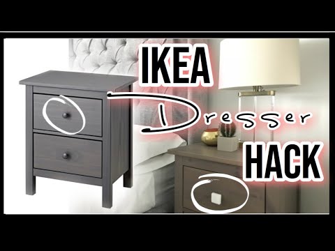 Dresser Makeover Replacing My Ikea Drawer Knobs Youtube