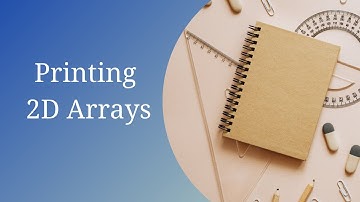 Printing 2D Arrays - Java