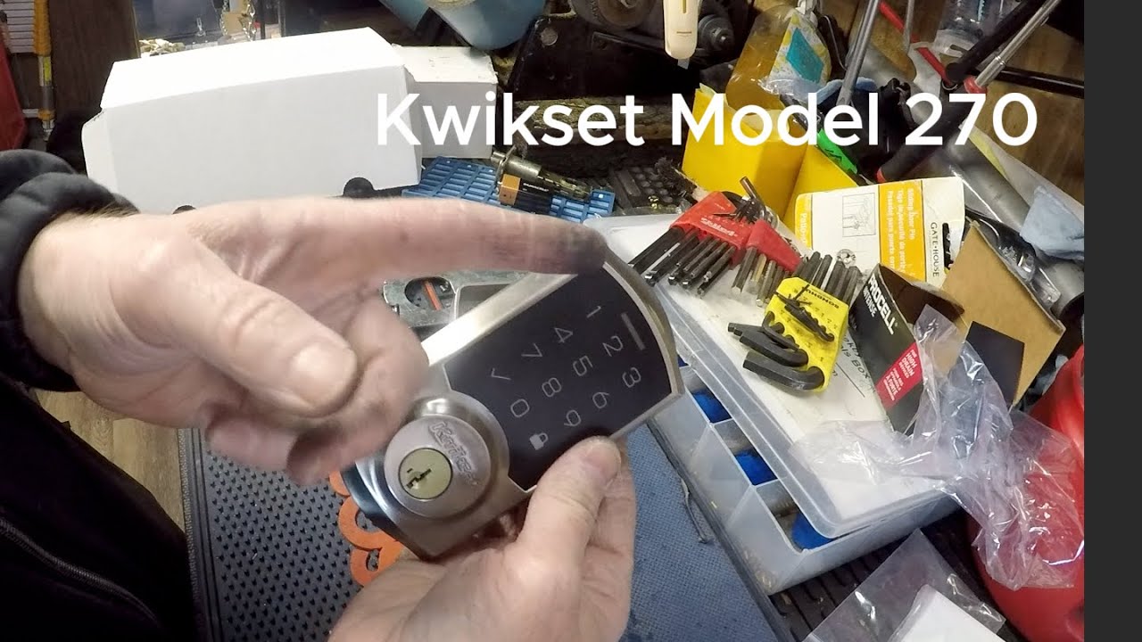Kwikset 270 Deadbolt Tips & teardown - YouTube