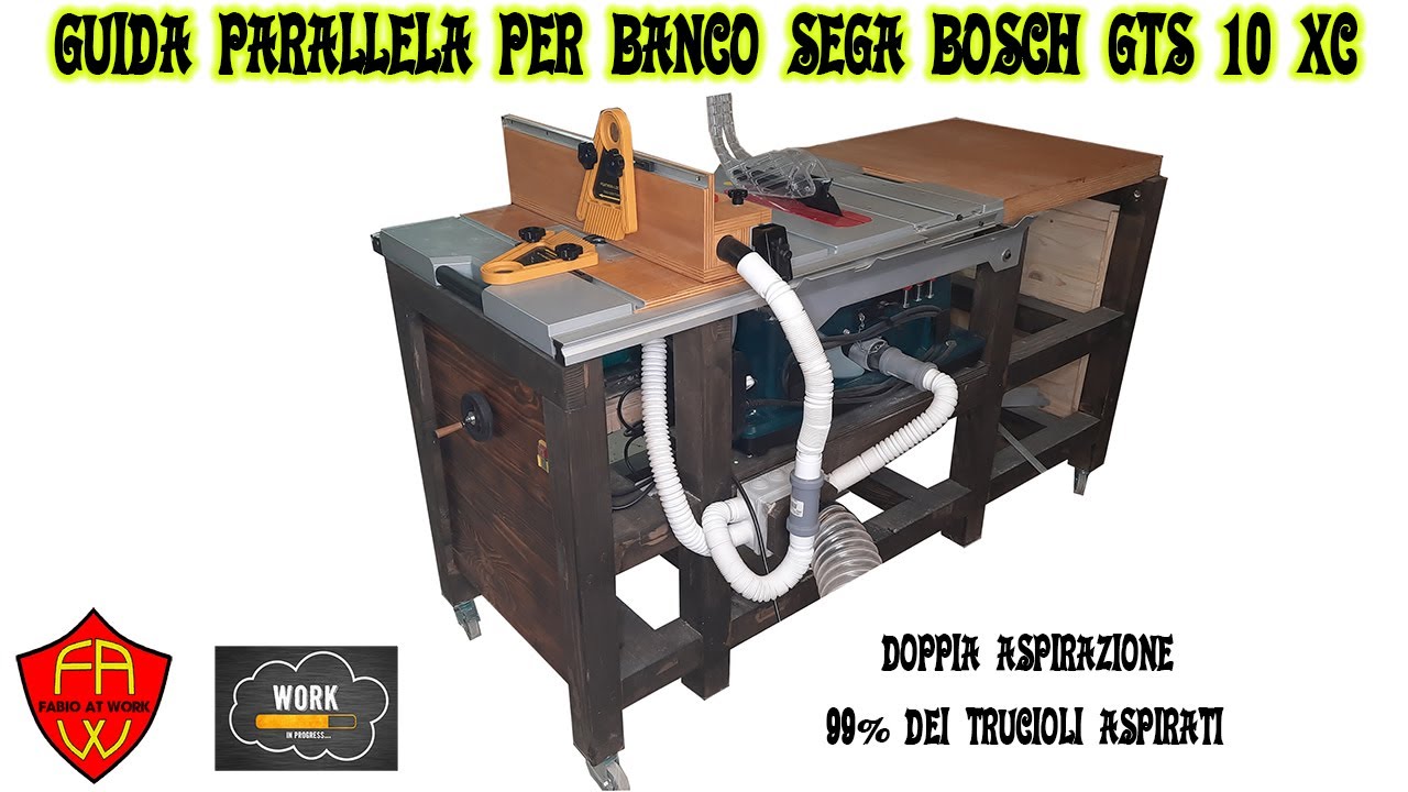 guida parallela per banco sega bosch gts 10 xc