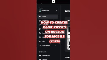 Roblox: (In-App) How to Create Game Passes on Mobile (2024/2025)