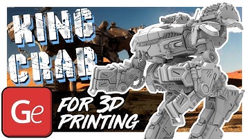 King Crab MWO 3D Model | Assembly by Gambody