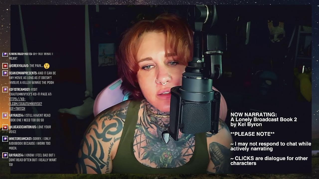 Narrating A Lonely Broadcast Book 2 LIVE!