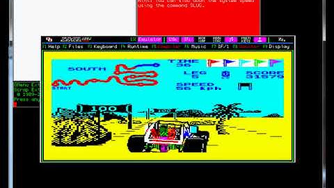 Buggy Boy - Sinclair QL - emulador QPC II 4.02 ZeXcel 0.33