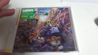 ズートピアＣＤ開封