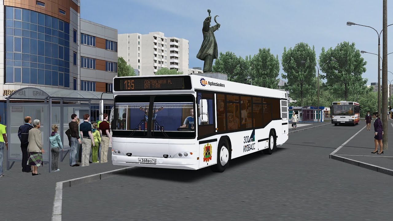 OMSI 2 | Карта Чистогорск,маршрут 135