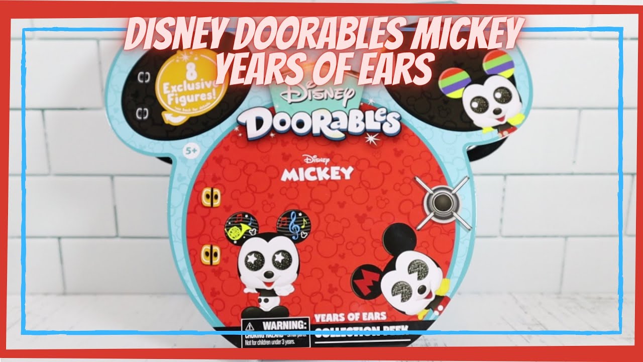 Disney Doorables Mickey Mouse Years of Ears Collection PEEK, 8 Figures