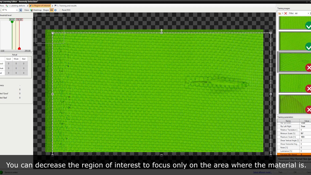 Deep Learning - Textiles Inspection (semi unsupervised)