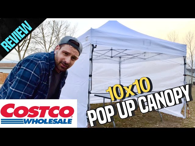 Costco Popup Canopy 10×10 Hybrid OOL - Unboxing - Review - Setup 