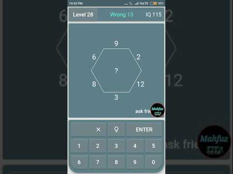 Math Riddles Level 28 🎮🎮 Math Riddles: IQ Testest || Math brain || offline games || mahfuz FIFA