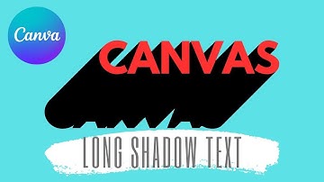 How to Create Long Shadow Text Effect in Canva | Easy Tutorial