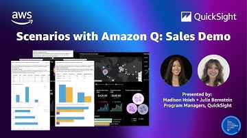 Scenarios with Amazon Q Sales & Marketing Demo: 2024 Amazon QuickSight Learning Series