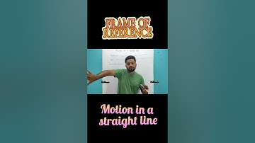 Frame of reference, motion in a straight line, class 11  #cet #iit #physics #shorts #youtuneshorts
