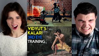 VIDYUT JAMMWAL Kalari 3rd Eye Training Reaction | Vidyut Jammwal | Kalaripayattu | Blindfold Kalari