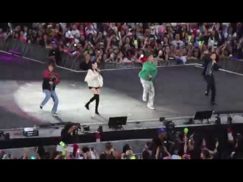 190119 Red Velvet Yeri/NCT Dream Jeno, Jaemin, Renjun - Hair In The Air (SMTOWN In Chile)