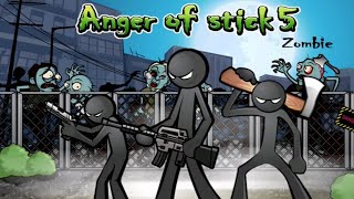Anger of stick 5 Zombie: world's most popular action game_Stickman Survival RPG: Android Gameplay  screenshot 5