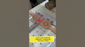 CO2 Laser Marking Machine - Engraving Wooden Crafts