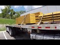 #251 So far So Good Knock on Wood The Life of an Owner Operator Flatbed Truck Driver Vlog