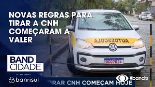 Novas regras para tirar a CNH começaram a valer