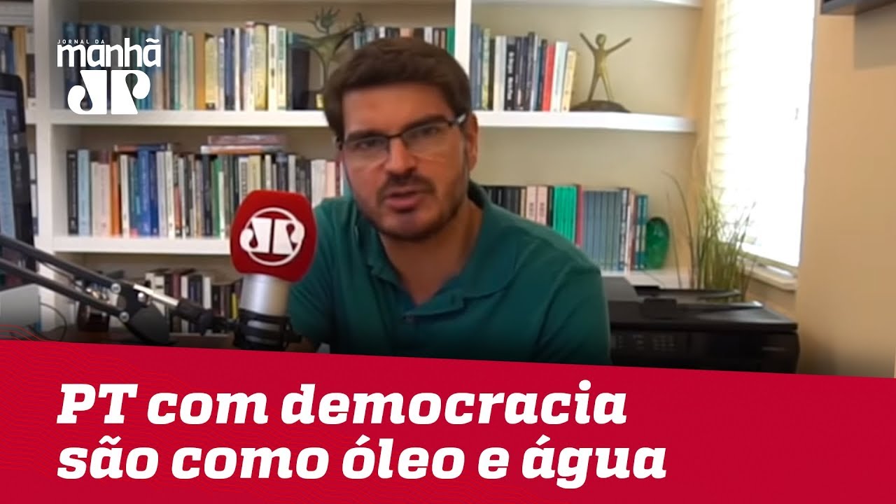 PT e PSOL com democracia são como óleo e água: não se misturam | #RodrigoConstantino