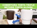 COMO CUBRIR UNA TORTA ALTA CON METODO &quot;TORTA ALZADA&quot; - FACIL- SIN PLIEGUES!