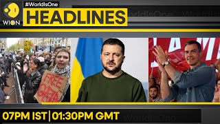Need weapons urgently: Zelensky | Sanchez supporters rally in Madrid | WION Headlines