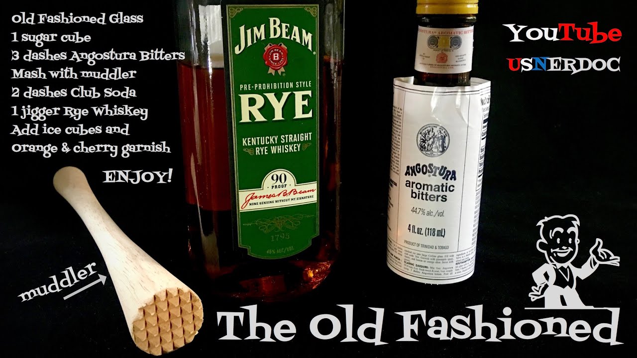 Crafting Rye Whiskey Old Fashioned Our Way YouTube