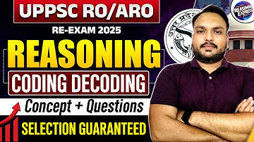 Coding Decoding | सचिवालय शृंखला | Reasoning | RO ARO Re-Exam 27 July 2025 | Reasoning by DC Sir
