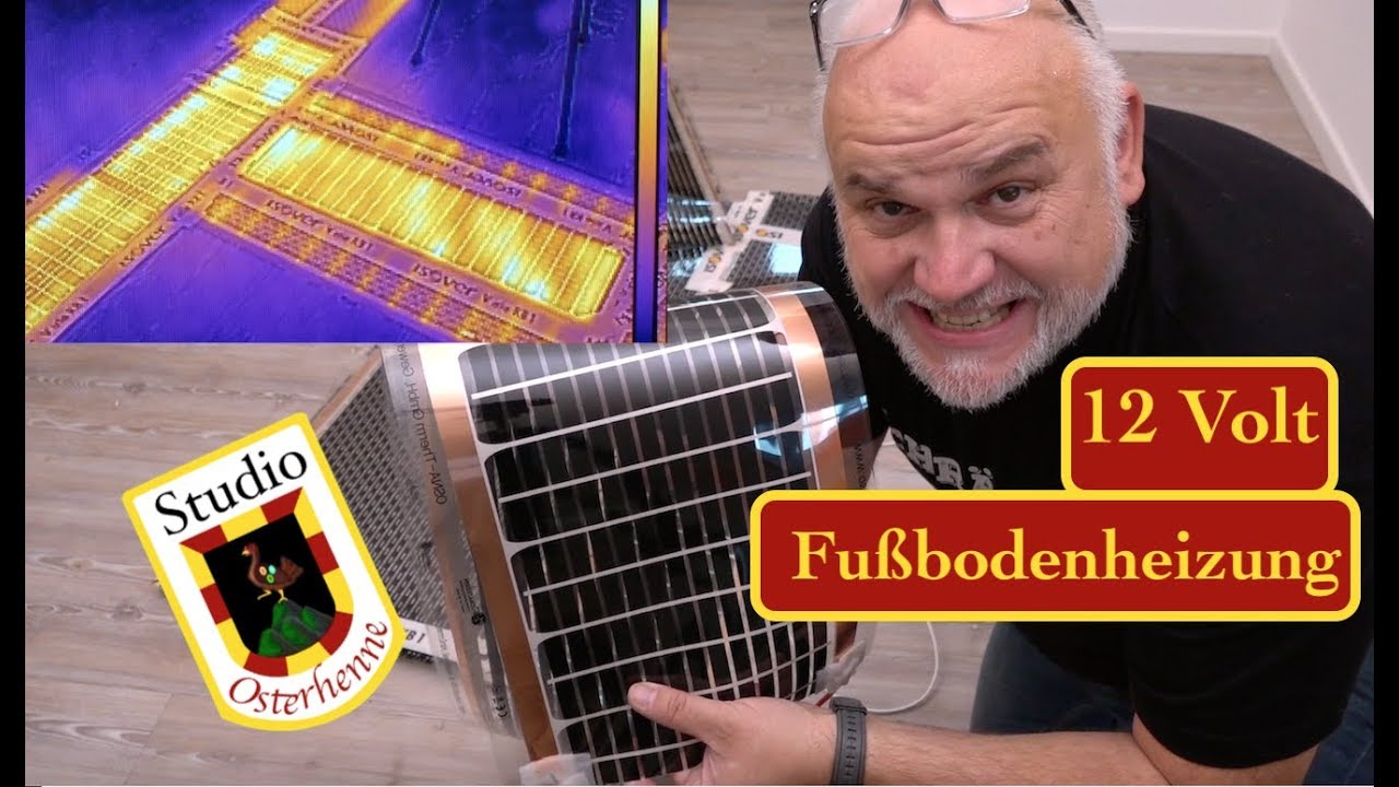 Wohnmobile Wohnwagen Fußbodenheizung mit 12 V 