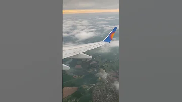 Holiday Jet2 Plane Over London Coming In To Land Stansted Airport 